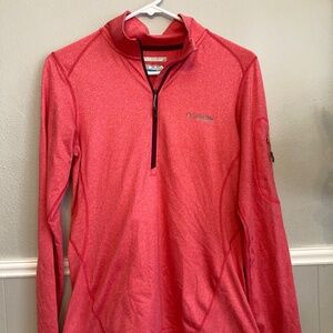 Womens Columbia 1/2 zip long sleeve  small